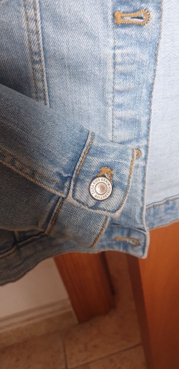 chaqueta tejana talla 10 años Zara