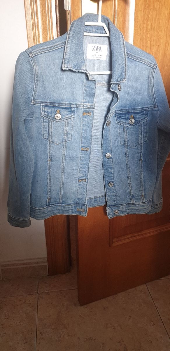 chaqueta tejana talla 10 años Zara