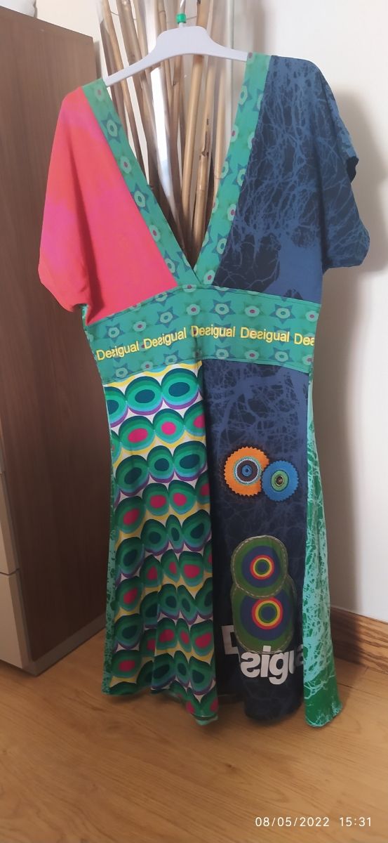 vestido desigual talla s