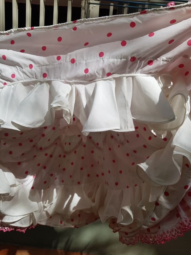 Traje de flamenca niña talla 4