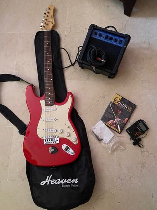 Guitarra eléctrica Pack Heaven de segunda mano por 150 EUR en Úbeda en  WALLAPOP