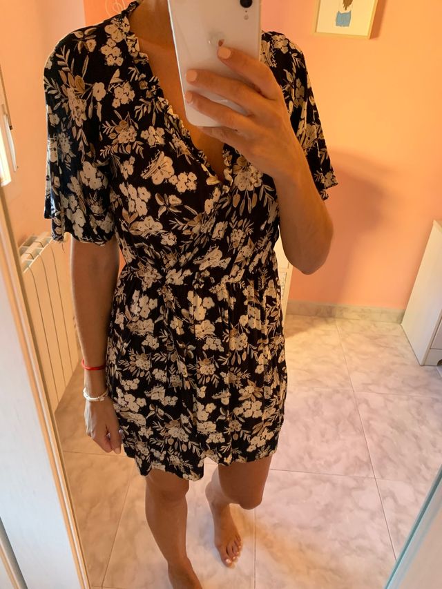 Vestido estampado Zara