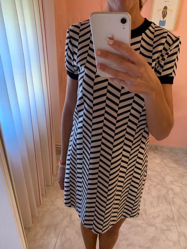 Vestido estampado Zara