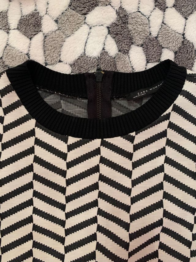 Vestido estampado Zara