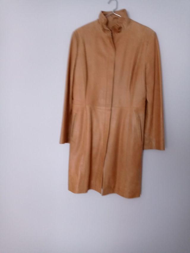 Cappotto in pelle