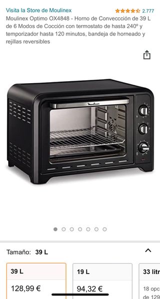 Horno de segunda mano en Murcia en WALLAPOP