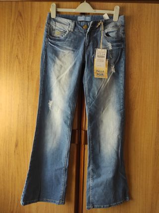 Vaquero campana Pull\u0026amp;Bear de segunda mano por 10 EUR en Pinto en  WALLAPOP