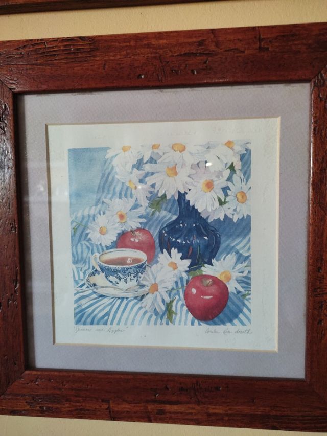 cuadros con láminas acuarela