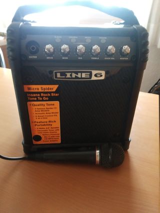 Amplificador Line 6 Micro Spider de segunda mano por 65 EUR en Santa Coloma  de Cervelló en WALLAPOP