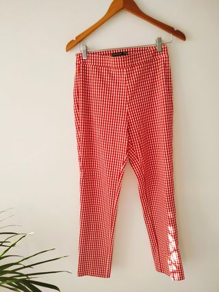 Jeggins Stradivarius Vichy de segunda mano por 9,99 EUR en Jerez de la  Frontera en WALLAPOP