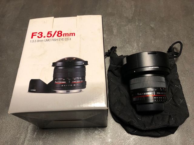 Objetivo Samyang 8mm F3.5 para Nikon
