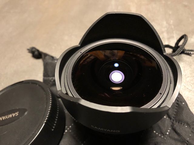 Objetivo Samyang 8mm F3.5 para Nikon