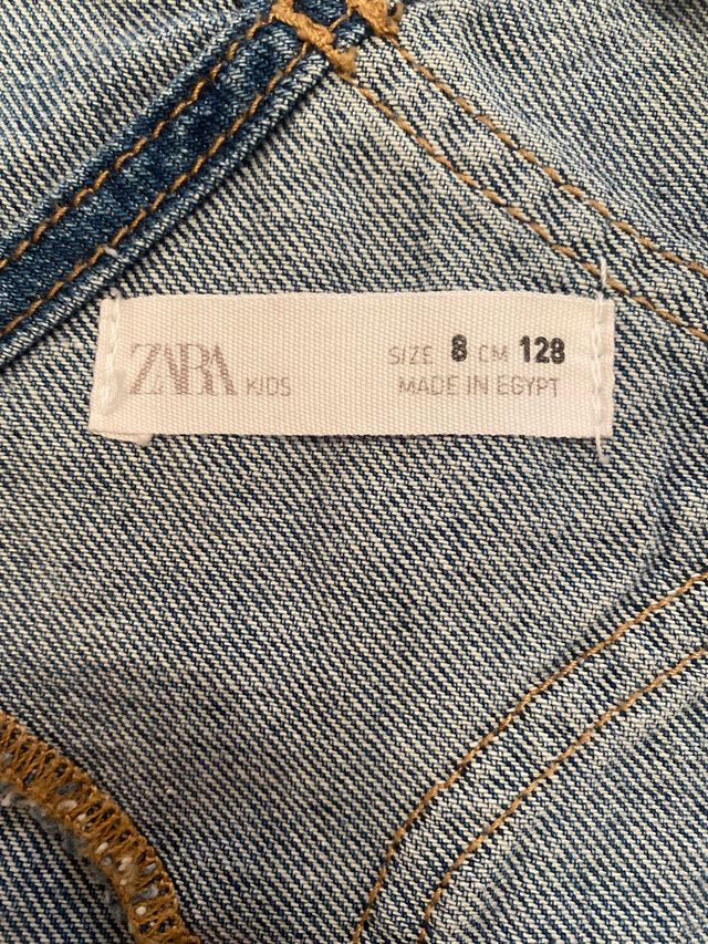 Peto vaquero Zara Talla8