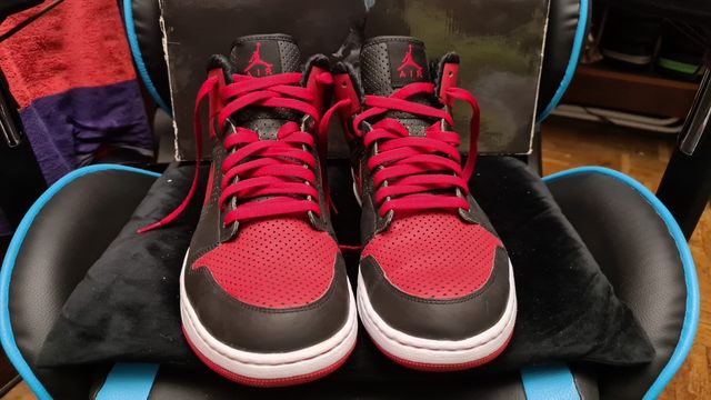 NIKE AIR JORDAN ALPHA 1 46 BANNED 2009 COMO NUEVAS