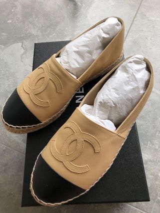 Alpargatas Chanel de segunda mano en WALLAPOP