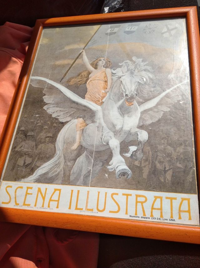 scena illustrata d'epoca primi 900