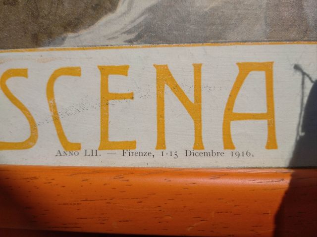 scena illustrata d'epoca primi 900