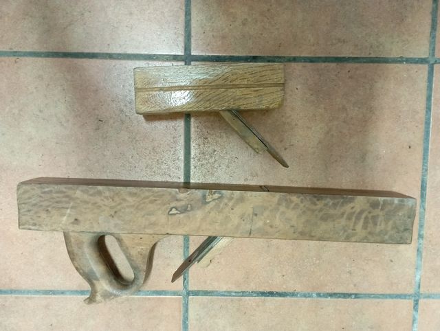 Herramientas antiguas de carpintería