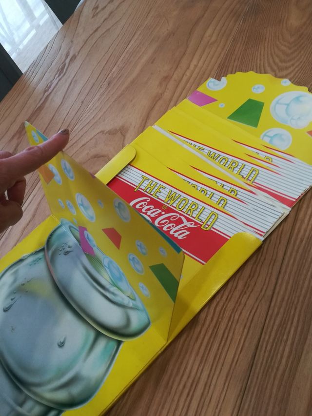 ÁLBUM PANINI  COCA-COLA 1985