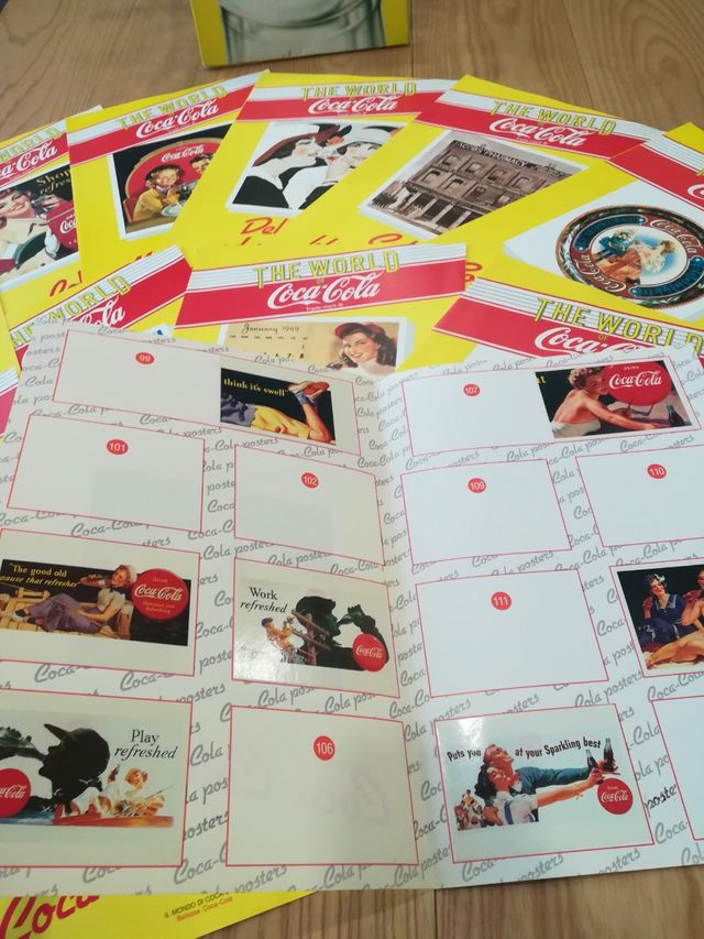 ÁLBUM PANINI  COCA-COLA 1985