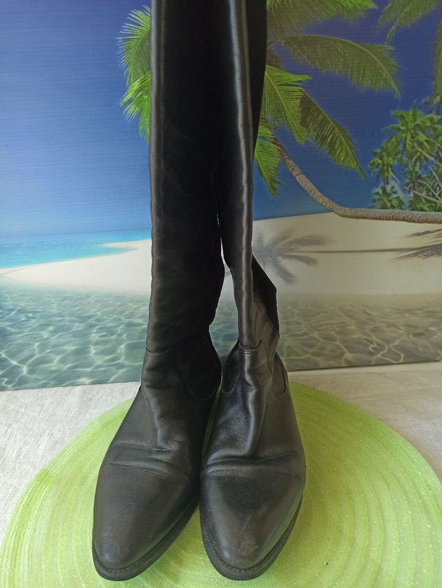 Botas altas piel T40
