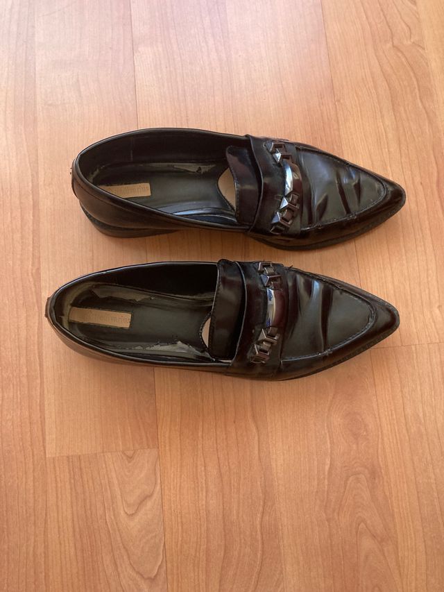 Mocasines negros Stradivarius