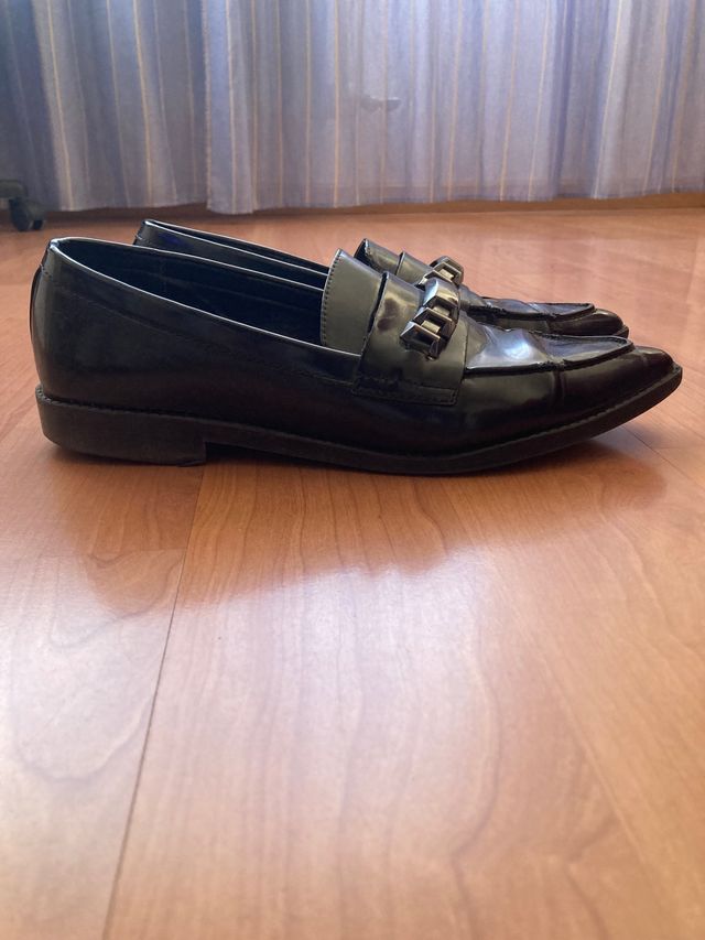Mocasines negros Stradivarius