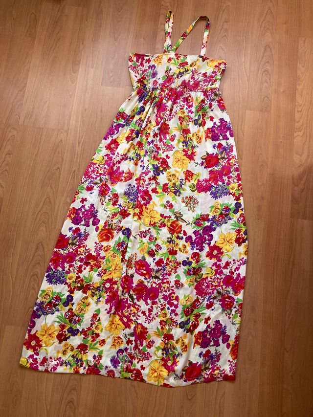 Vestido largo hecho a mano