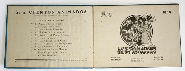 Cuento ilustrado por ESCOBAR. Edit, Baguñá 1945