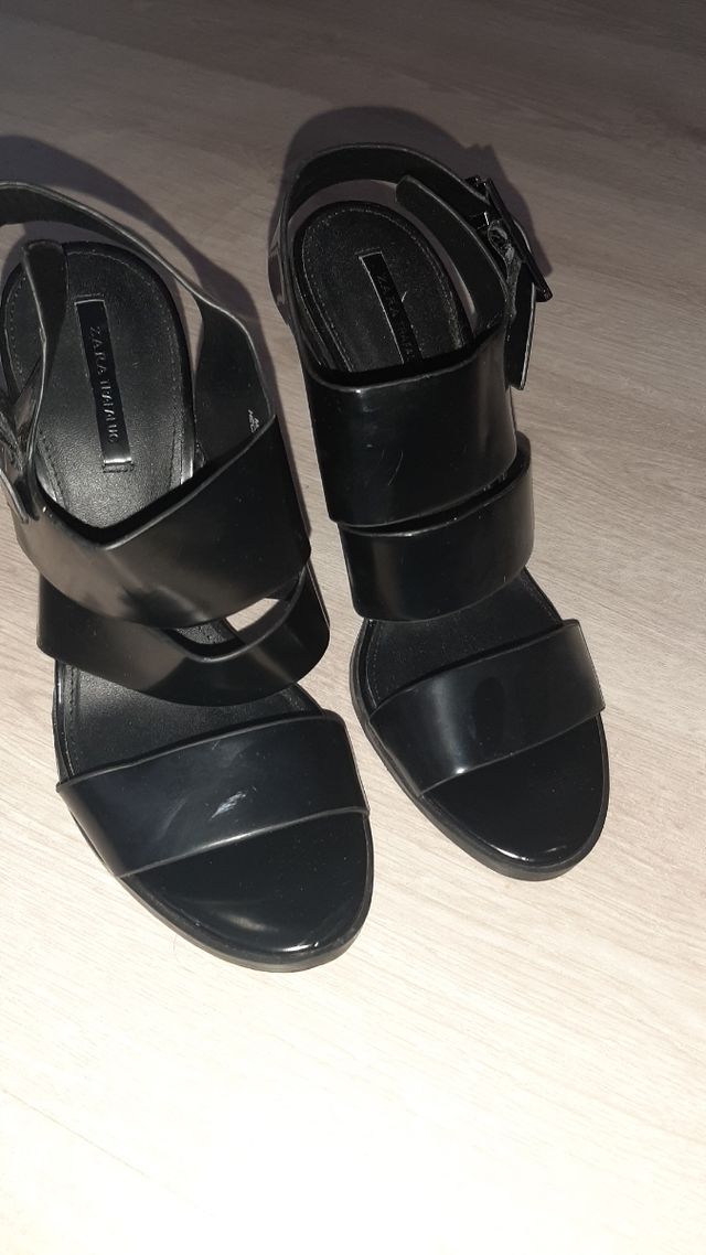 Sandalias Zara tacon 37