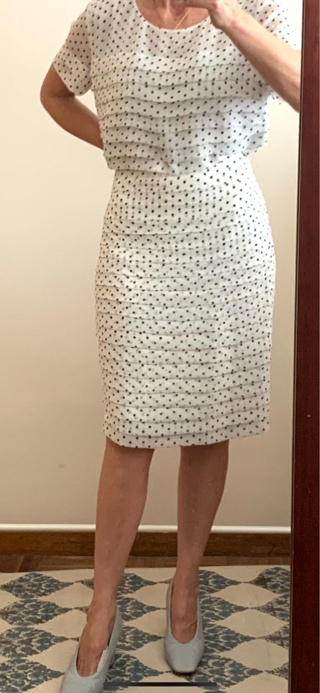  🦢 Conjunto blusa y falda invitada Antea