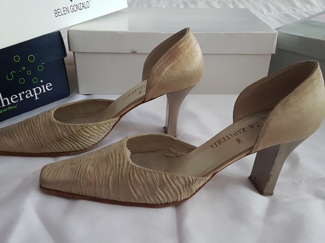 Zapatos ceremonia tela