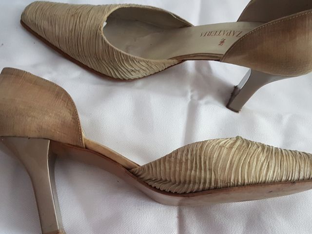 Zapatos ceremonia tela