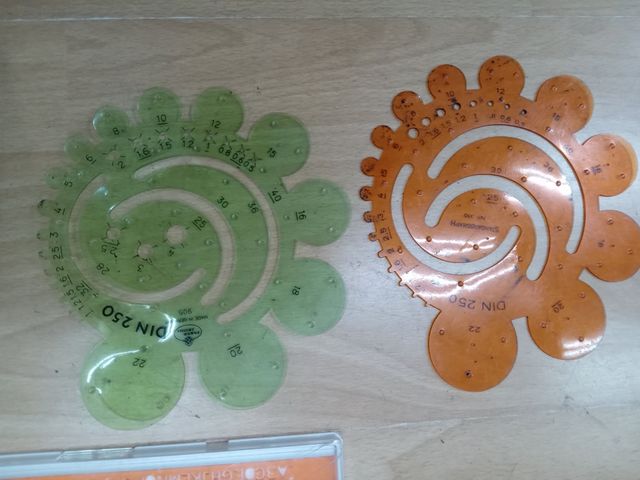 Lote plantillas Rotring standargraph diseño