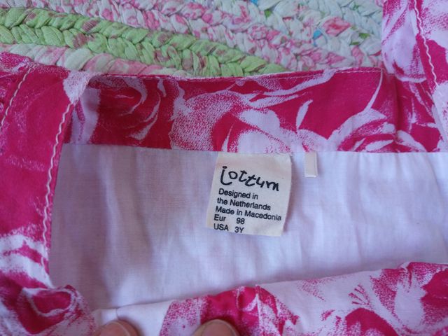 Vestido rosa de tirantes talla 3 años Jottum