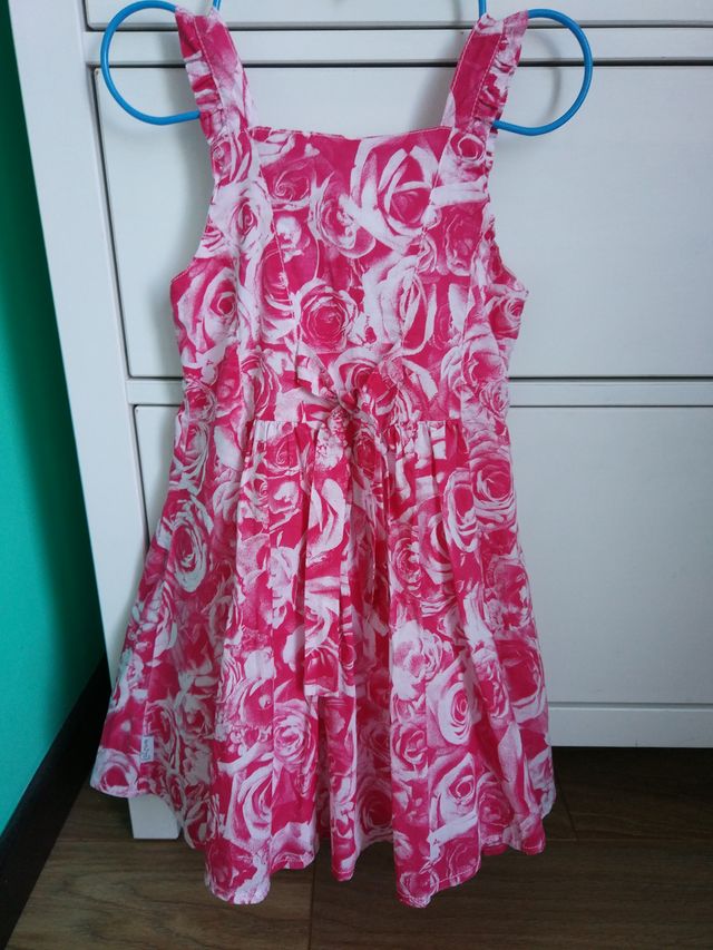 Vestido rosa de tirantes talla 3 años Jottum