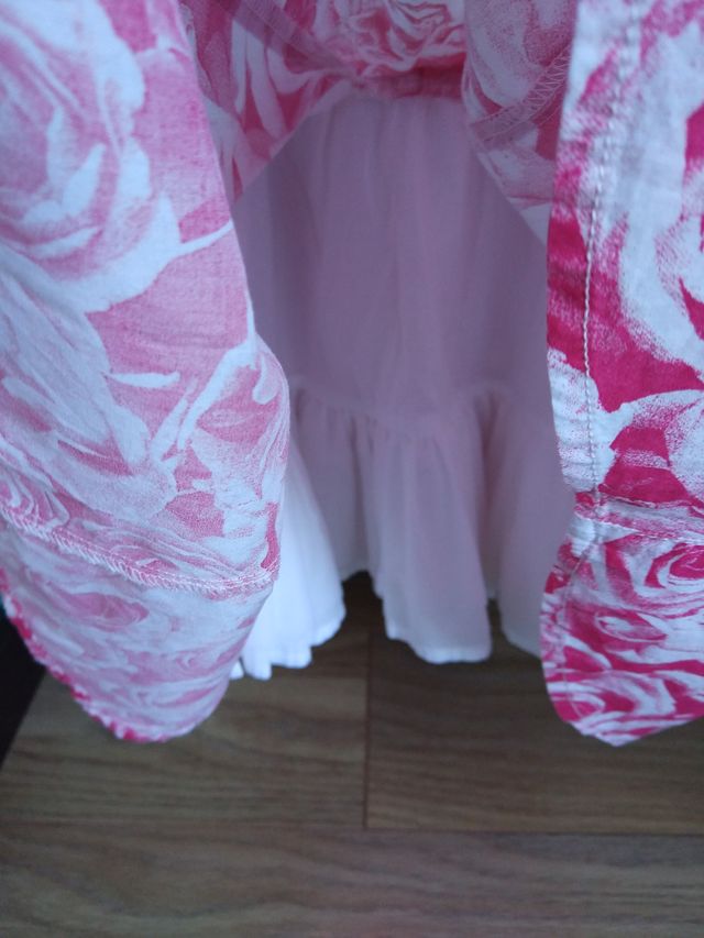 Vestido rosa de tirantes talla 3 años Jottum