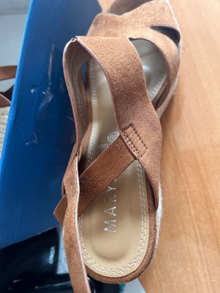 Cuña esparto MARYPAZ ante marron de segunda mano por 15 EUR en Manresa en  WALLAPOP