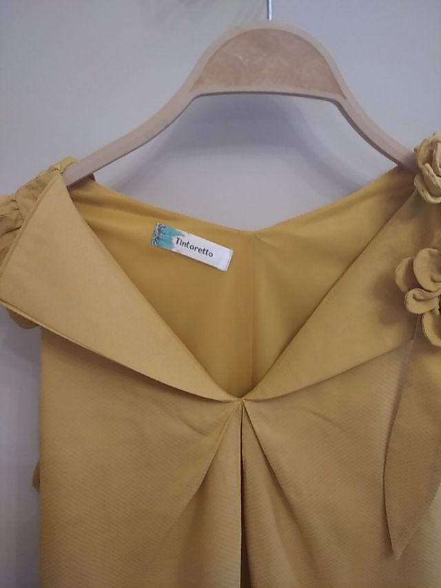 Blusa amarilla tintoretto