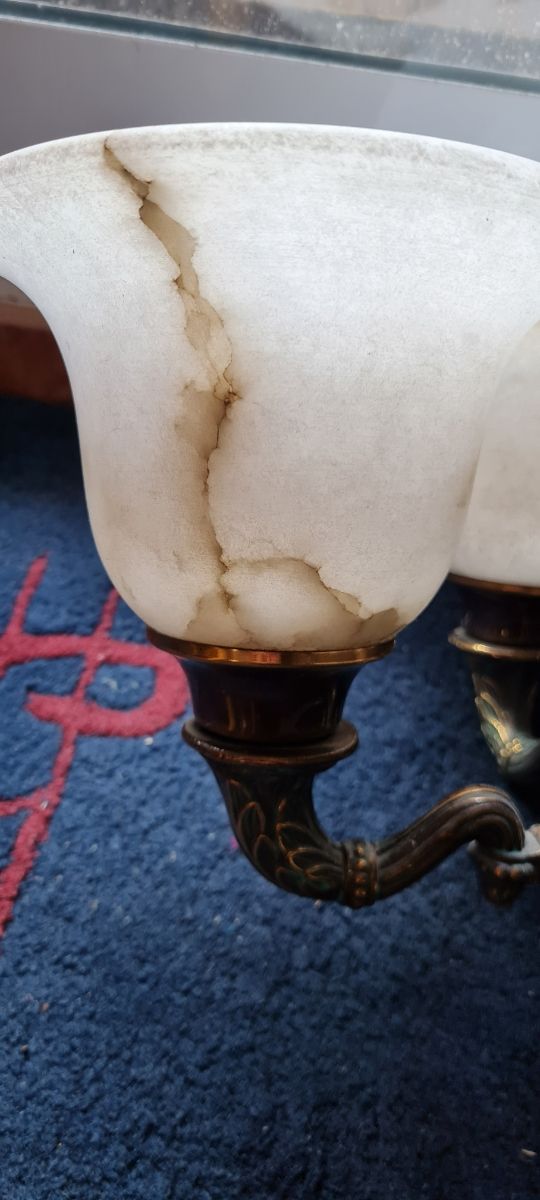 lampara comedor marmolina blanca