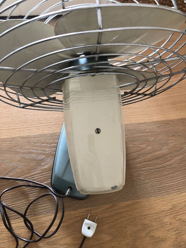 Ventilatore da tavolo Indola degli anni '70