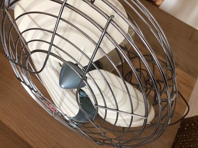 Ventilatore da tavolo Indola degli anni '70