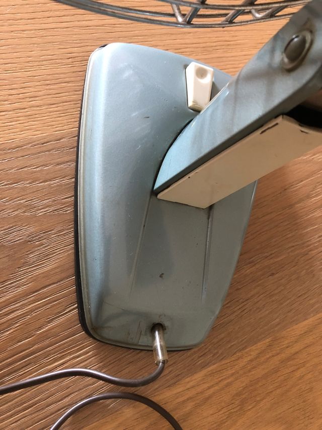 Ventilatore da tavolo Indola degli anni '70
