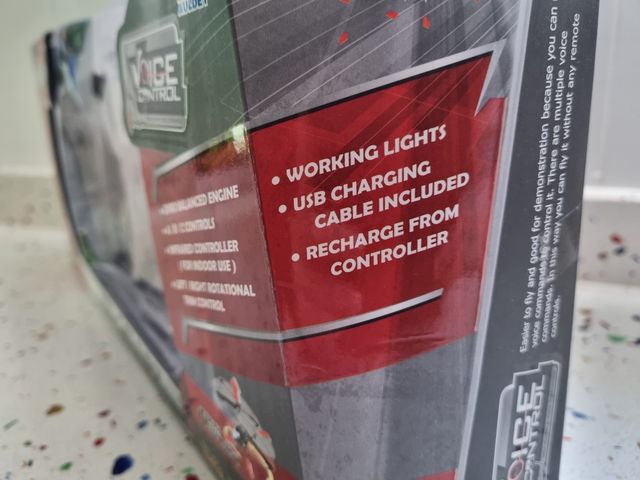 Helicóptero con motor