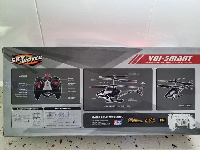 Helicóptero con motor