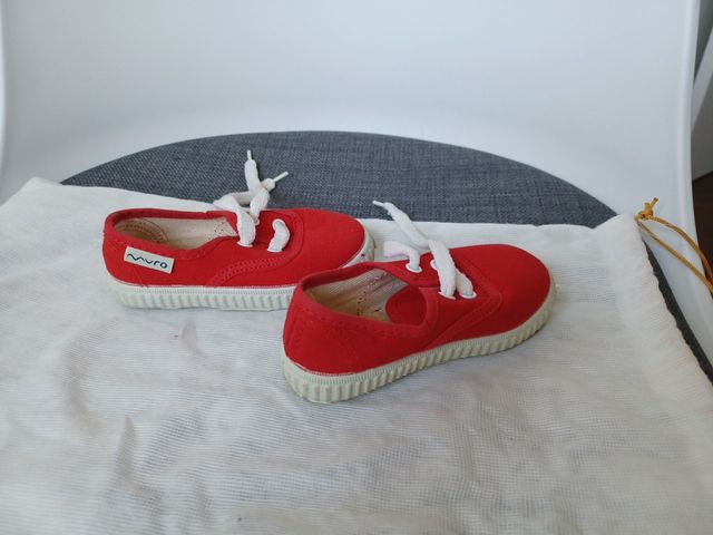 Zapatilla lona bebe talla 21