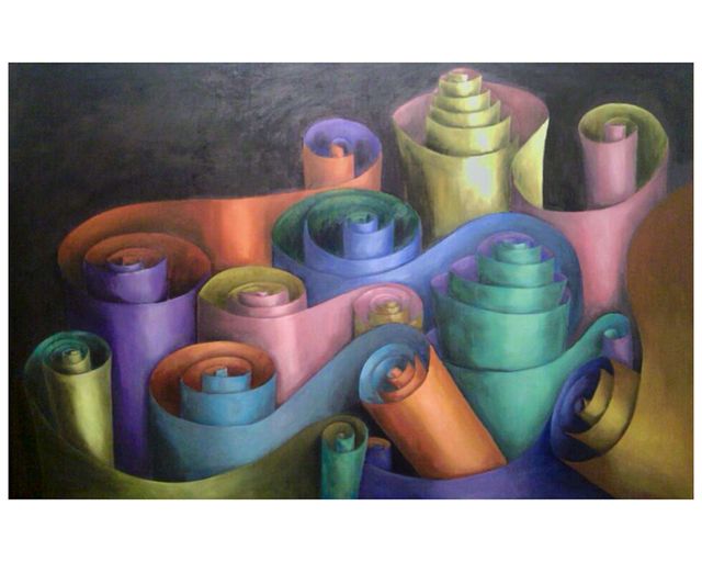 Pintura al óleo sobre tela.