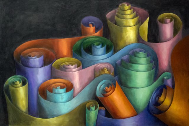 Pintura al óleo sobre tela.