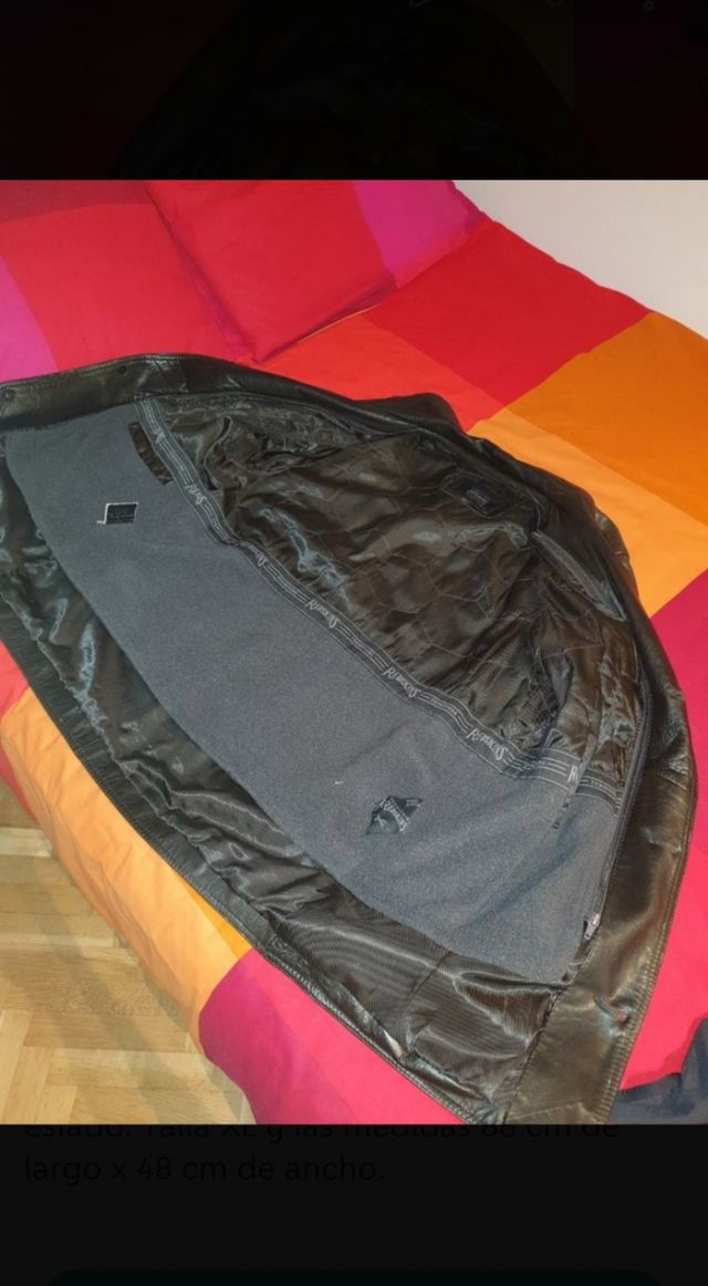 Chaqueta Redskins de cuero