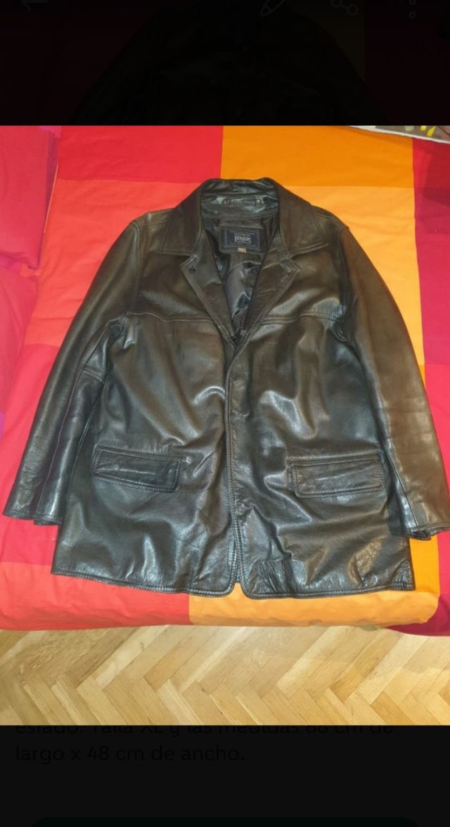 Chaqueta Redskins de cuero